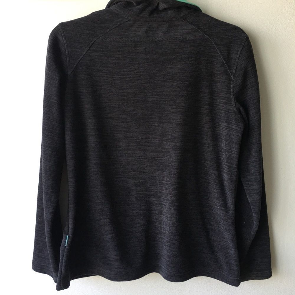 — Fila — Teal + Grey Soft Zip-Up Sweater Jacket - Picture 5 of 5